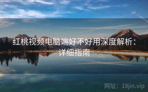 红桃视频电脑端好不好用深度解析：详细指南