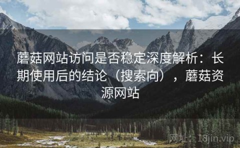 蘑菇网站访问是否稳定深度解析：长期使用后的结论（搜索向），蘑菇资源网站