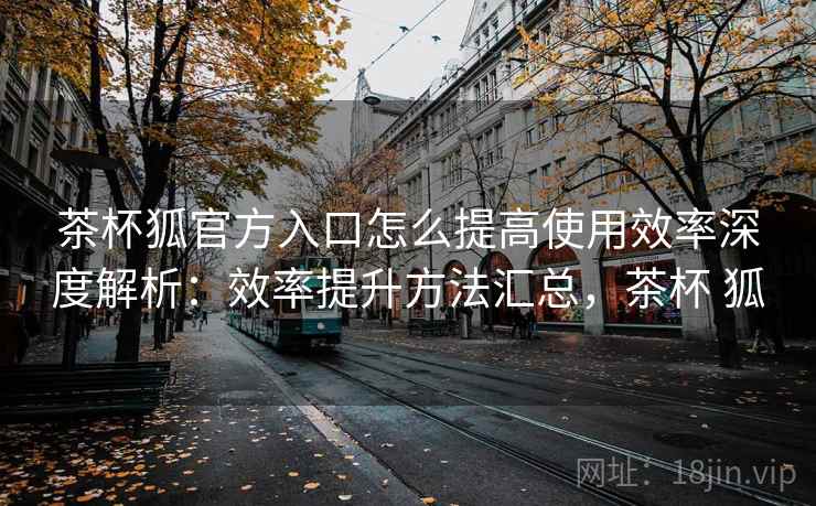 茶杯狐官方入口怎么提高使用效率深度解析：效率提升方法汇总，茶杯 狐